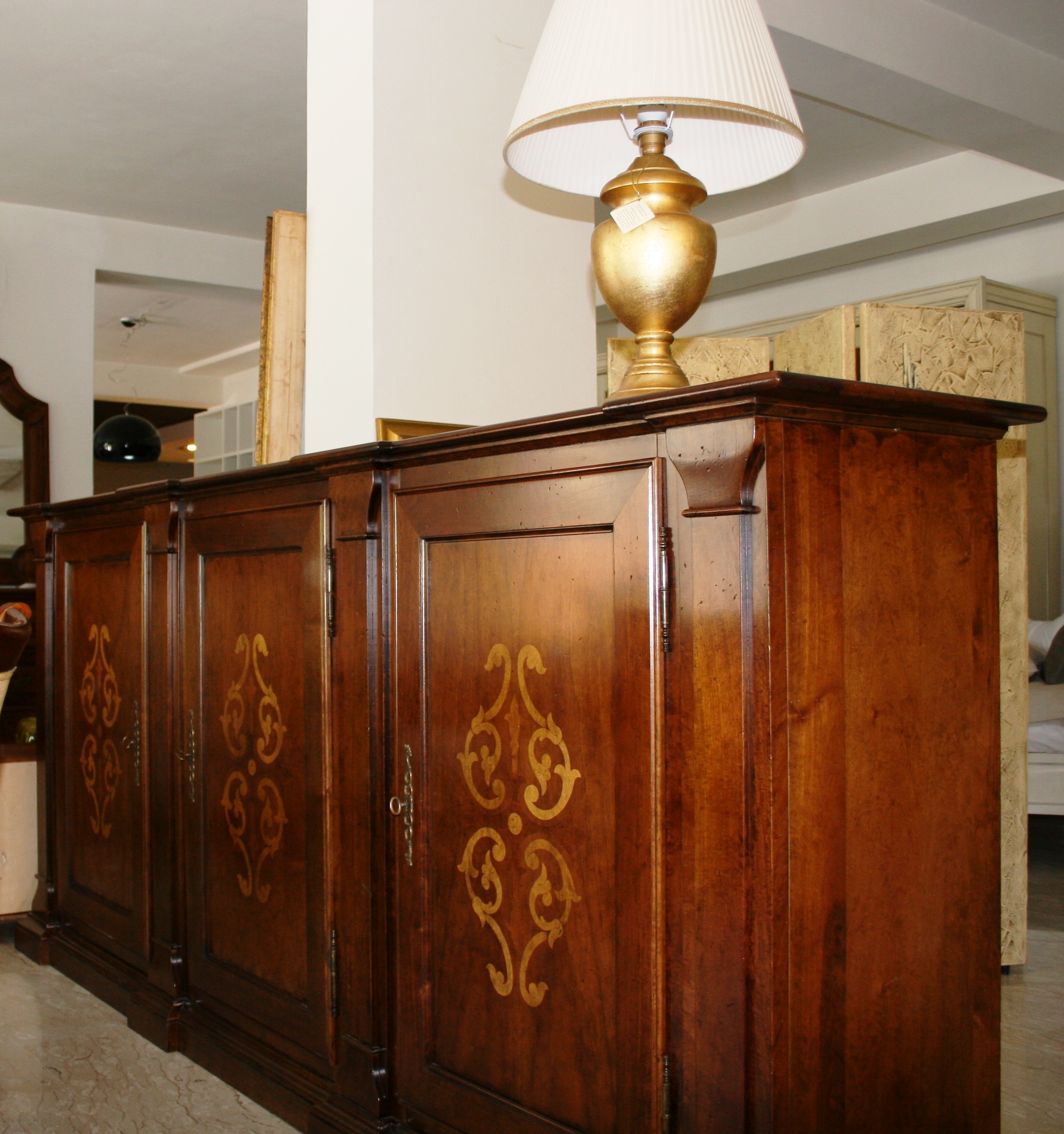 Credenza Corso Legno Noce Massello